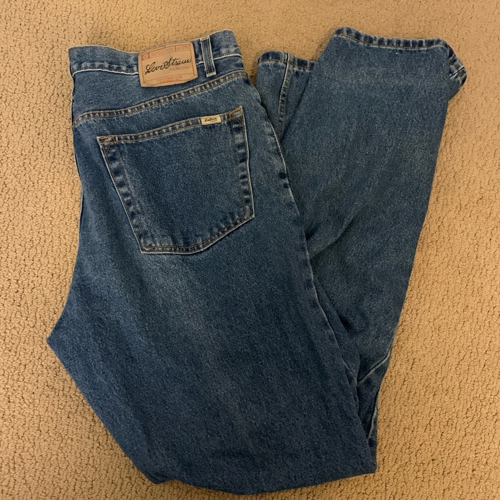 Levi Strauss Relaxed Fit Signature Blue Jeans